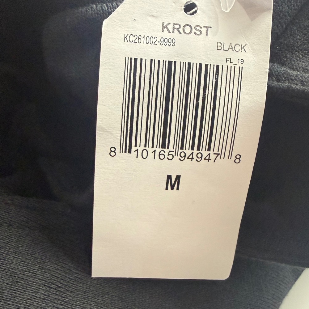KROST Mens Black Fleece 5-Pocket Sweatpants Drawstring Joggers Size M NEW - Picture 10 of 11
